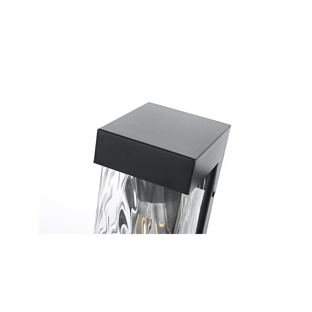 Thompson 7 inch Outdoor Pendant in Black. Picture 4