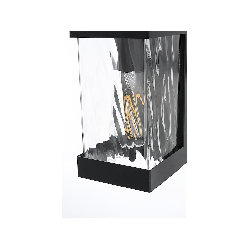 Thompson 7 inch Outdoor Pendant in Black. Picture 5