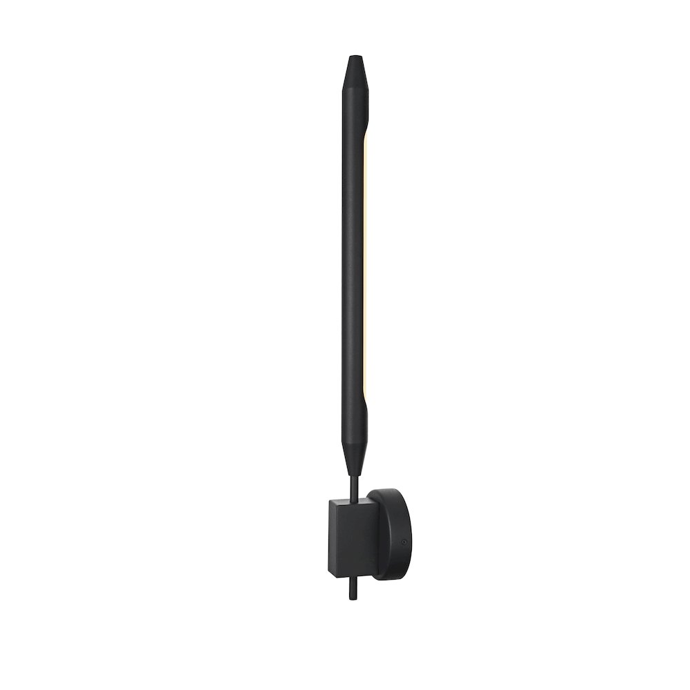 Odin 5 Inch Outdoor Wall Sconce In Black. Picture 7