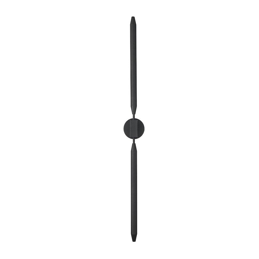 Odin 5 Inch Outdoor Wall Sconce In Black. Picture 1