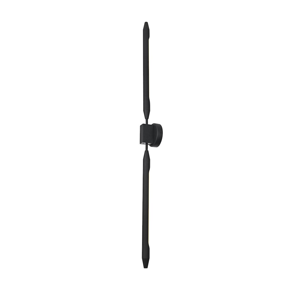 Odin 5 Inch Outdoor Wall Sconce In Black. Picture 3