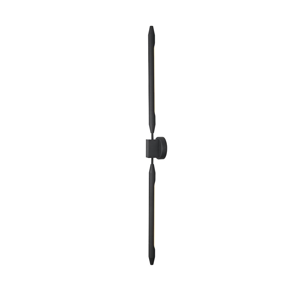 Odin 5 Inch Outdoor Wall Sconce In Black. Picture 7