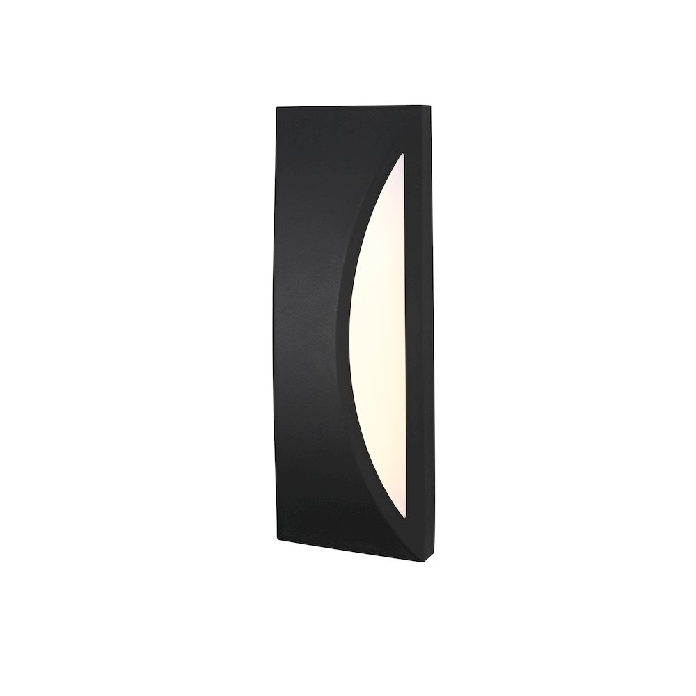 Zayn 5 Inch Outdoor Wall Sconce In Black. Picture 7