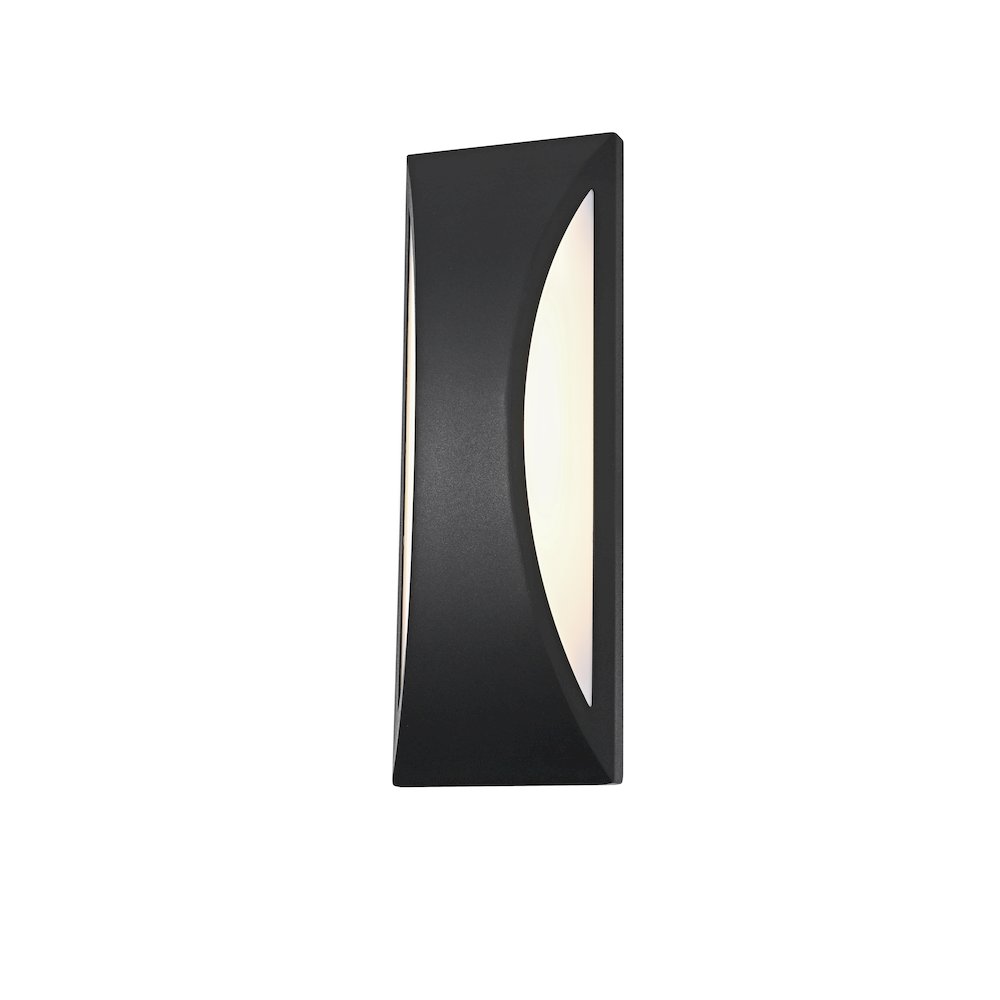 Zayn 5 Inch Outdoor Wall Sconce In Black. Picture 3
