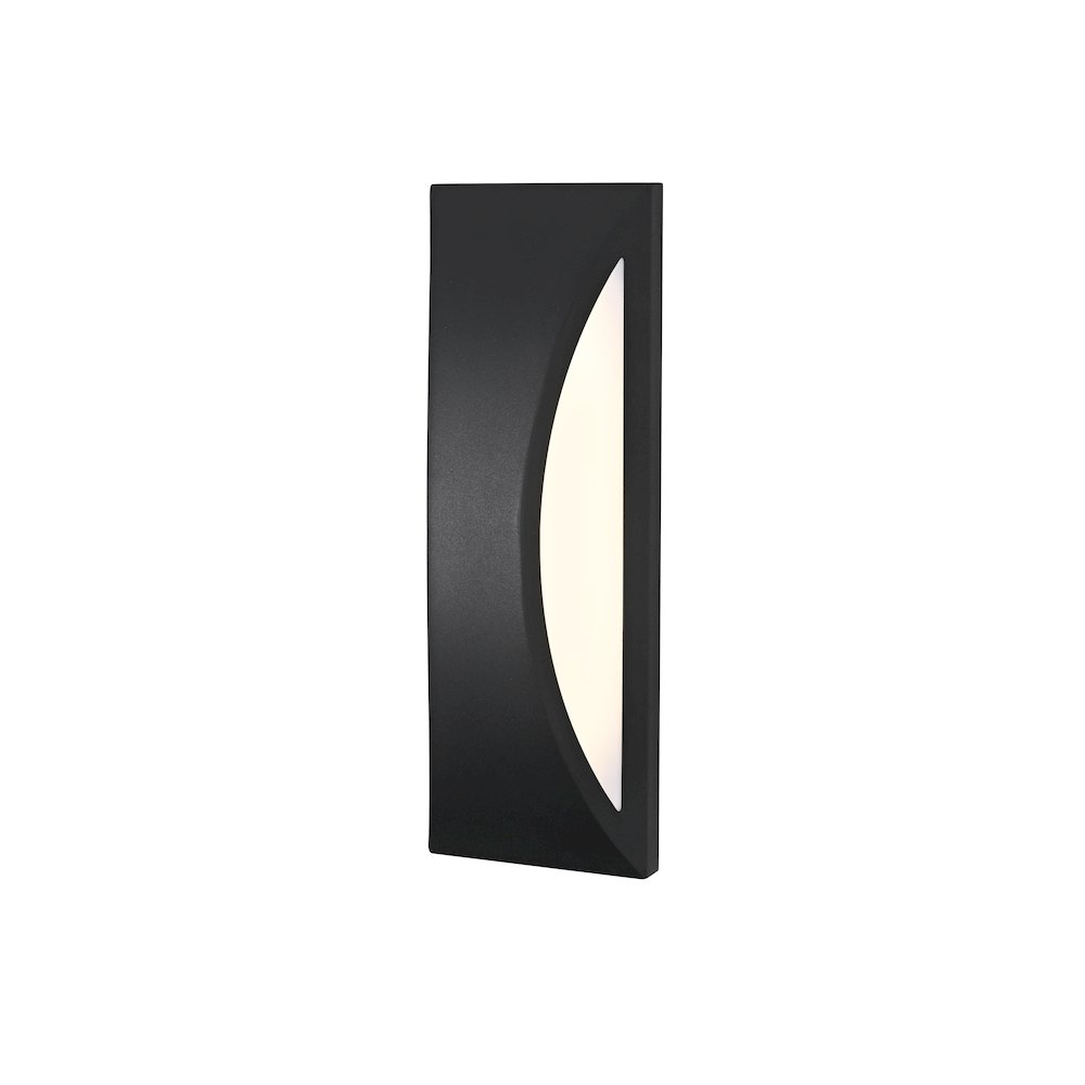 Zayn 5 Inch Outdoor Wall Sconce In Black. Picture 7