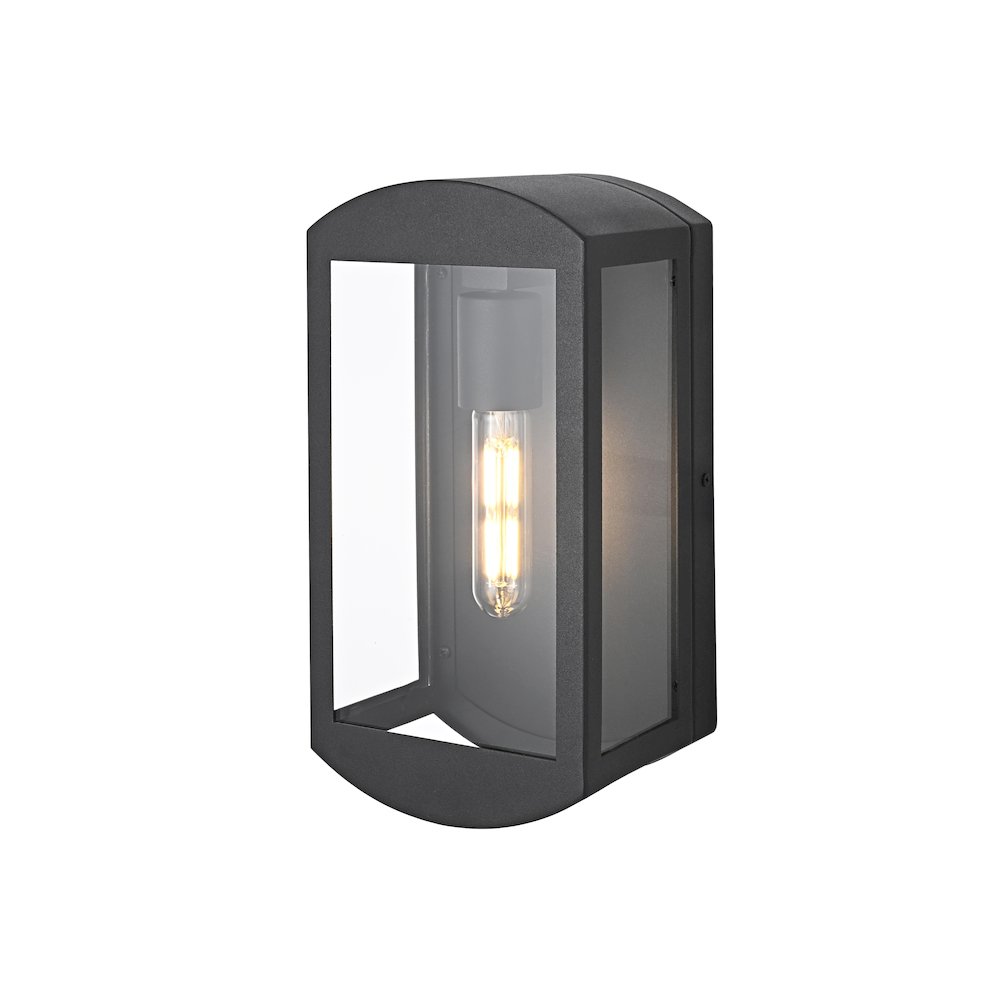 Miles 6 Inch Outdoor Wall Sconce In Black. Picture 7