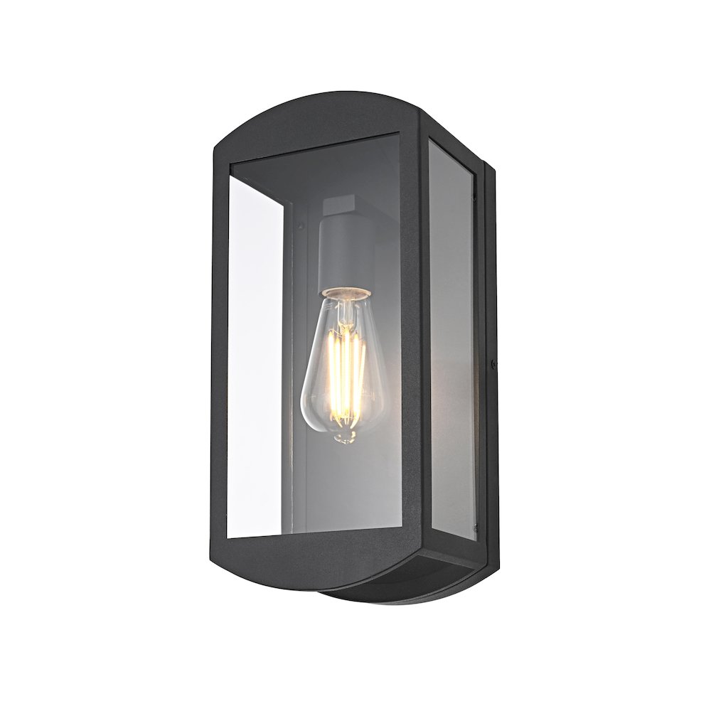 Miles 6 Inch Outdoor Wall Sconce In Black. Picture 3