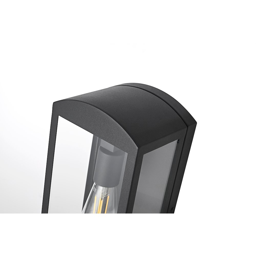 Miles 6 Inch Outdoor Wall Sconce In Black. Picture 4