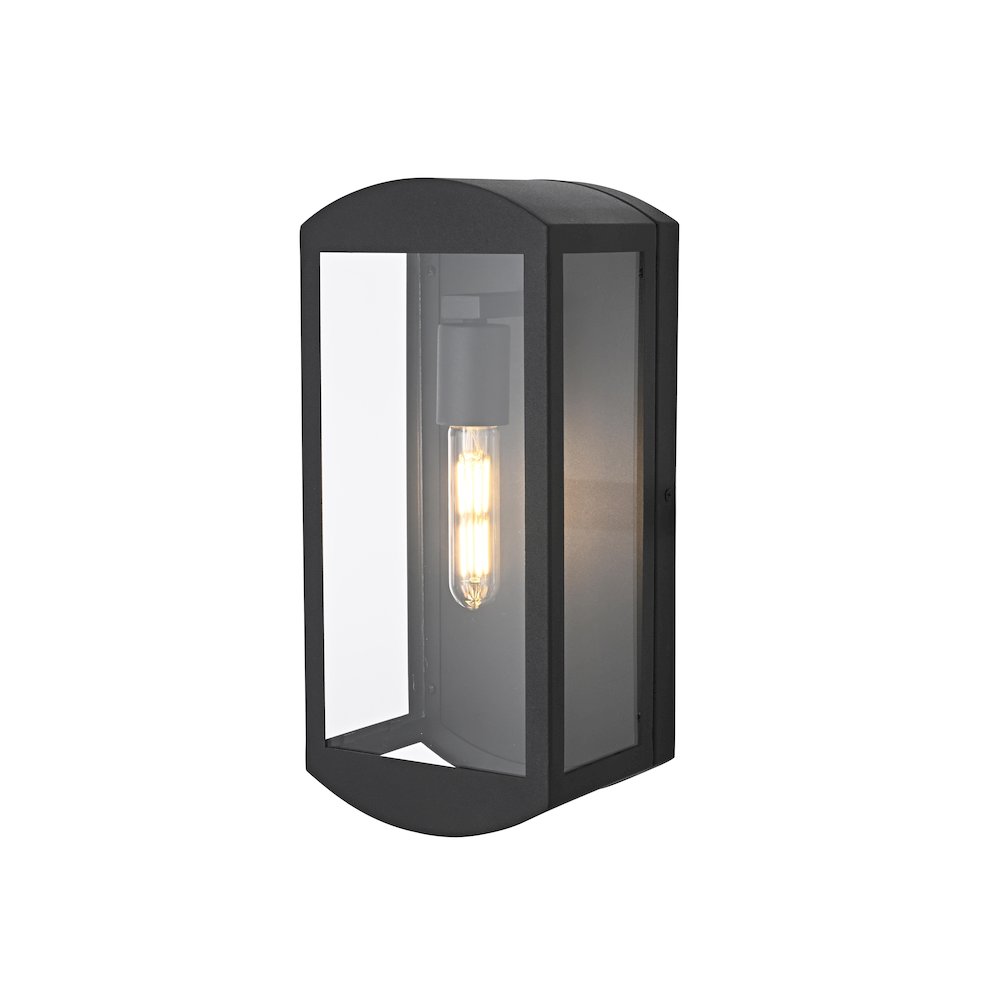 Miles 6 Inch Outdoor Wall Sconce In Black. Picture 7