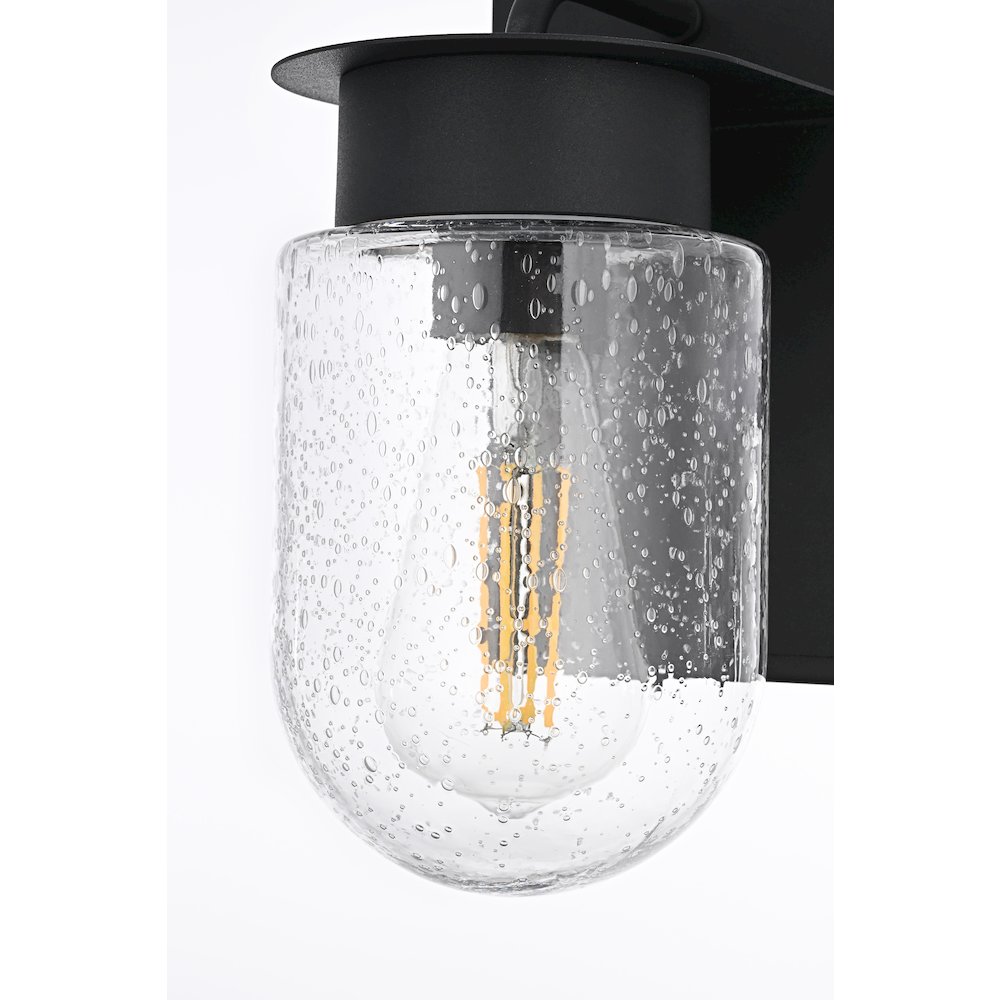 Rafael 5 Inch Outdoor Wall Sconce In Black. Picture 5