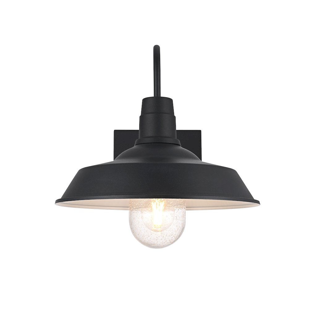 Rayan 14 Inch Outdoor Wall Sconce In Black. Picture 1