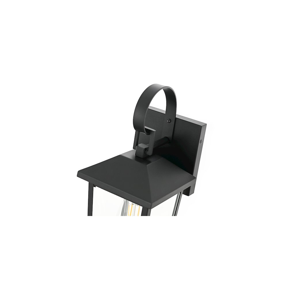 Riggs 5.5 inch Outdoor Wall Sconce in Black. Picture 5