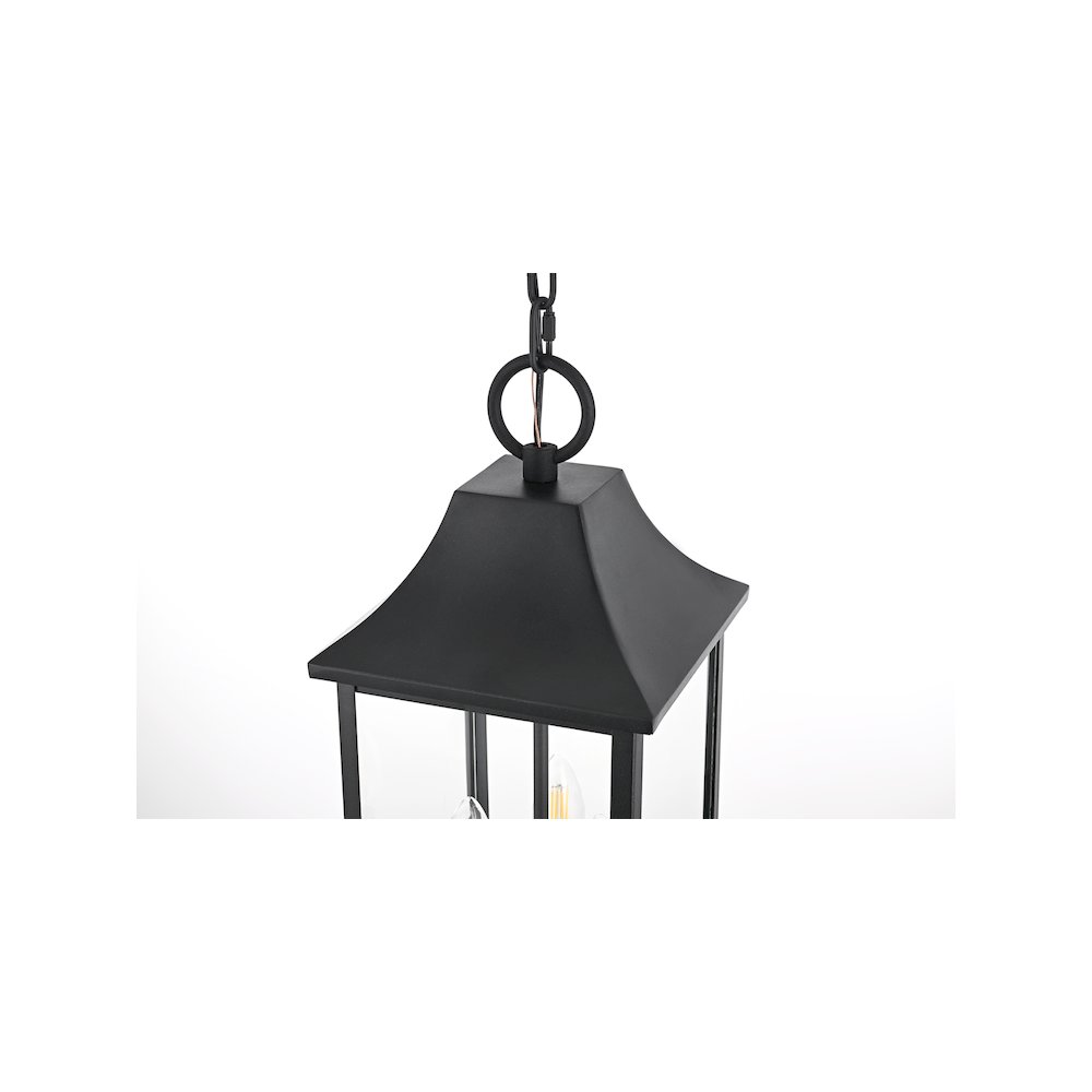 Shepard 8 x 20.5 inch Outdoor Pendant in Black. Picture 4