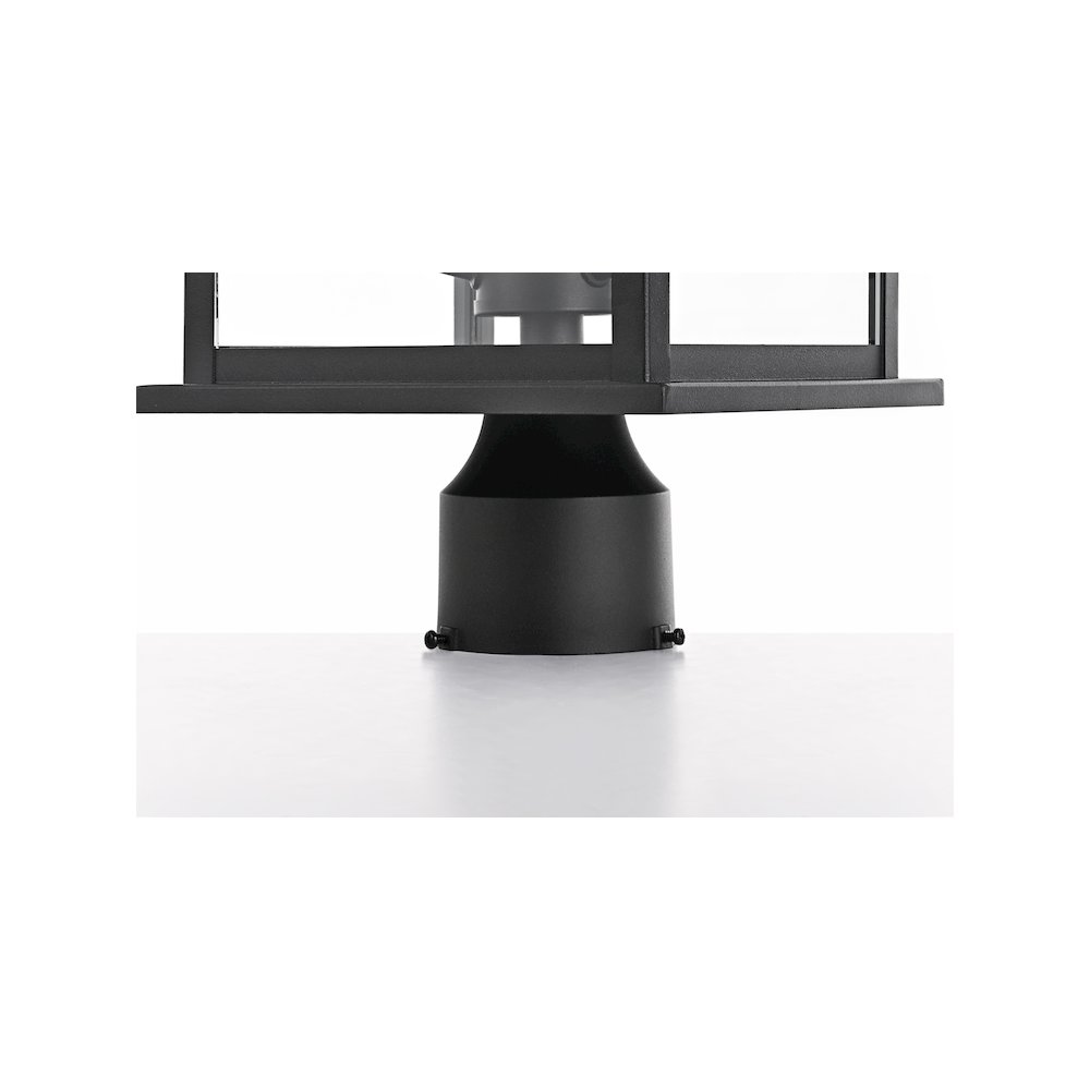 Shepard 8 x 23.5 inch Outdoor Post Light in Black. Picture 6