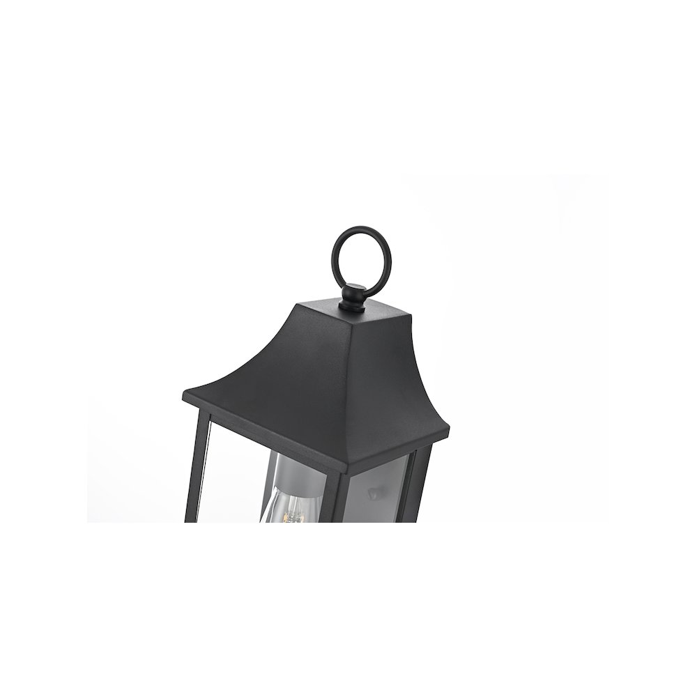 Shepard 6 inch Outdoor Wall Sconce in Black. Picture 4