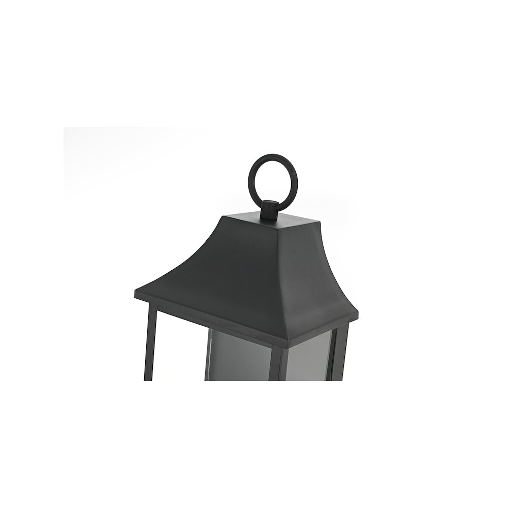 Shepard 8 inch Outdoor Wall Sconce in Black. Picture 4