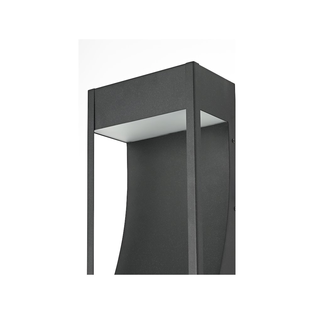 Adriel 7.5 inch Outdoor Wall Sconce in Black. Picture 4
