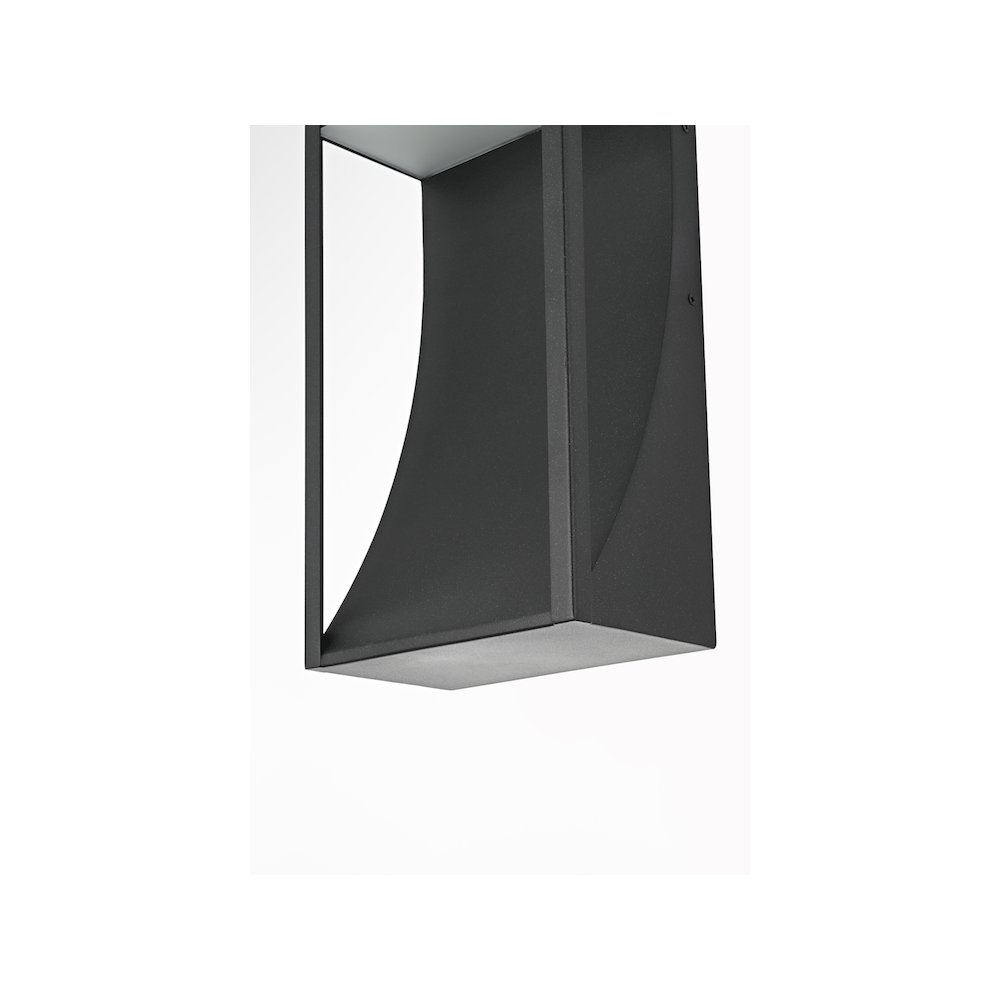Adriel 7.5 inch Outdoor Wall Sconce in Black. Picture 5
