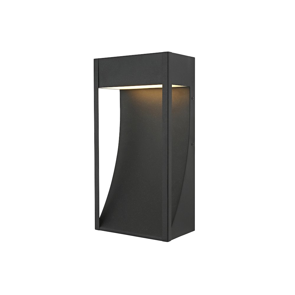 Adriel 7.5 inch Outdoor Wall Sconce in Black. Picture 7