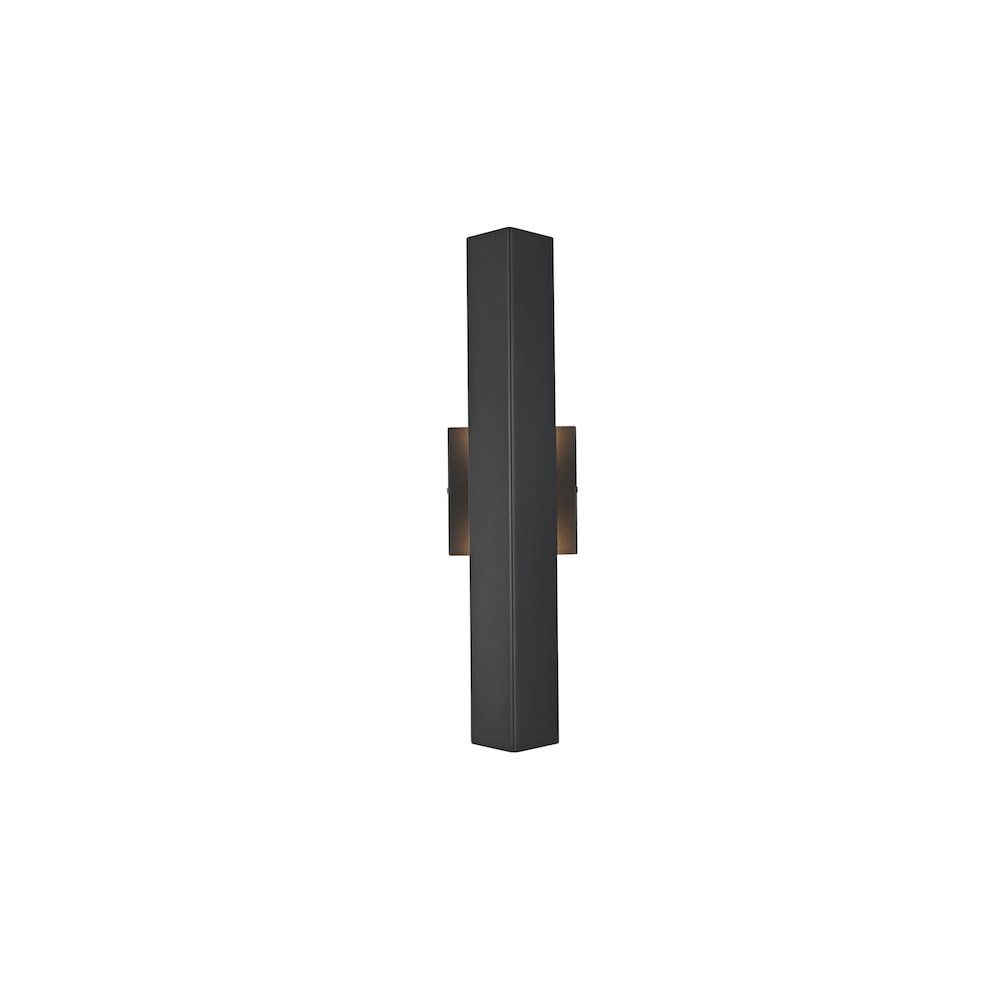 Troy 4.5 x 18 inch Outdoor Wall Sconce in Black. Picture 1