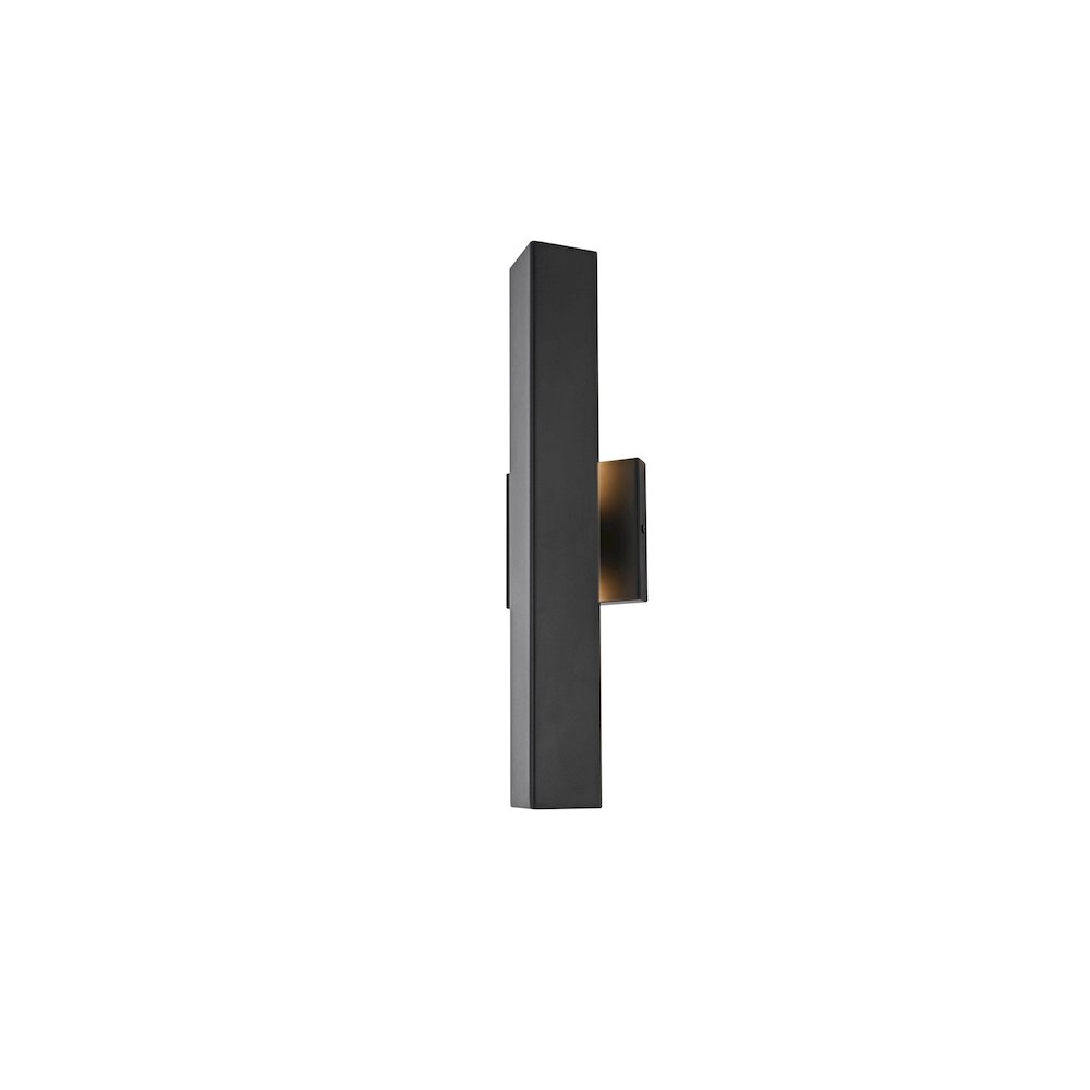 Troy 4.5 x 18 inch Outdoor Wall Sconce in Black. Picture 3
