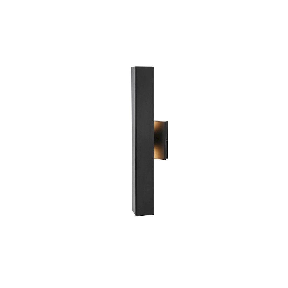 Troy 4.5 x 18 inch Outdoor Wall Sconce in Black. Picture 7