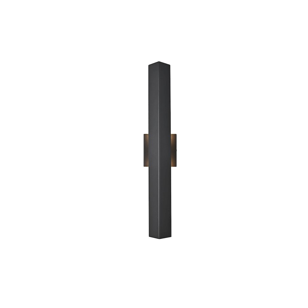 Troy 4.5 x 24 inch Outdoor Wall Sconce in Black. Picture 1