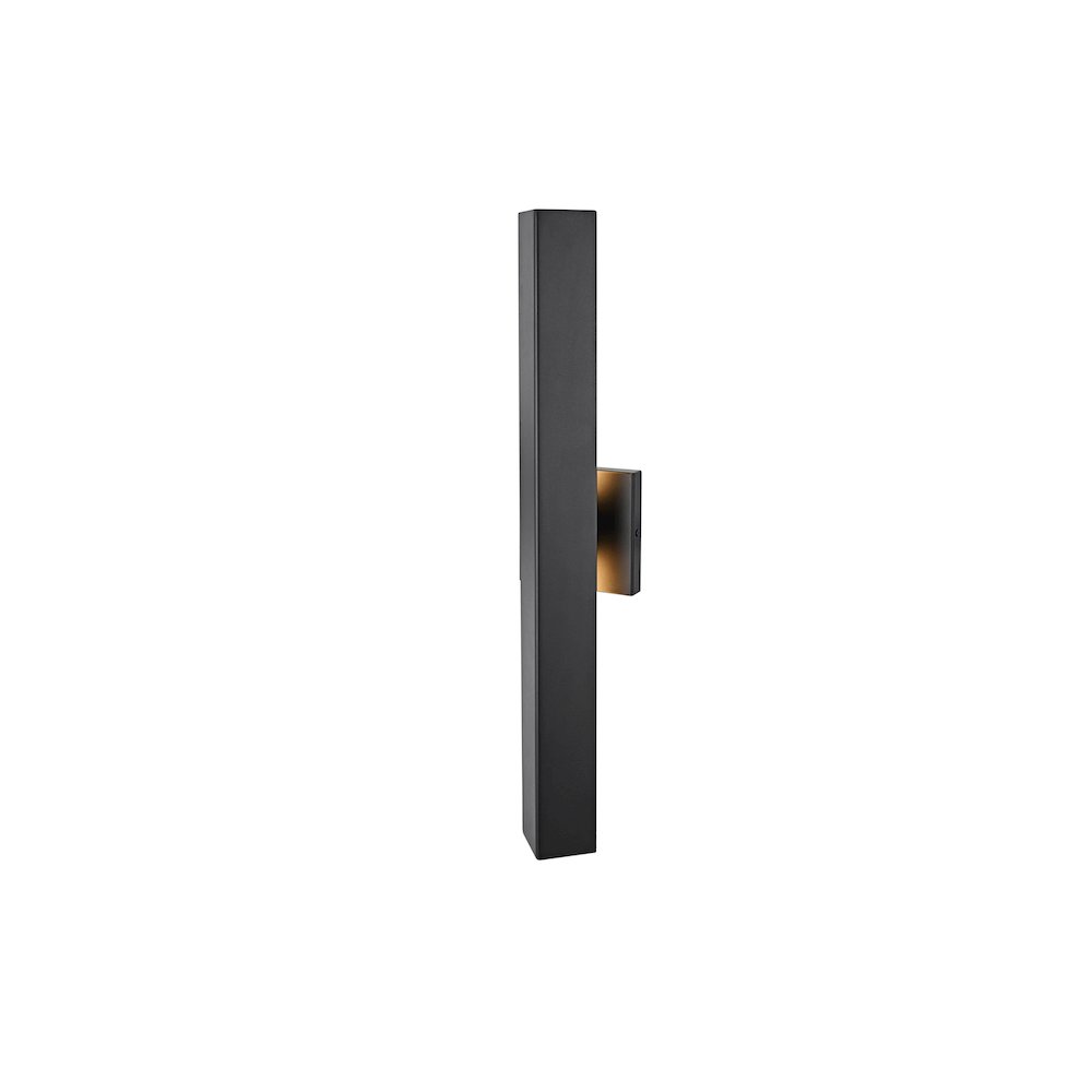 Troy 4.5 x 24 inch Outdoor Wall Sconce in Black. Picture 7
