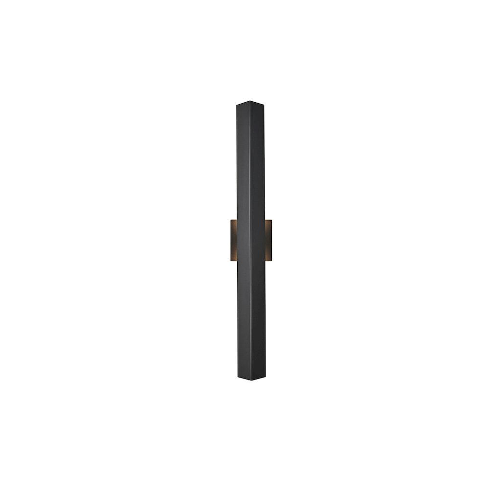Troy 4.5 x 30 inch Outdoor Wall Sconce in Black. Picture 1