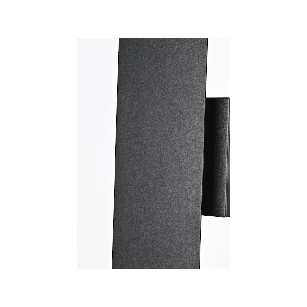 Waylen 4.5 x 34 inch Outdoor Wall Sconce in Black. Picture 5