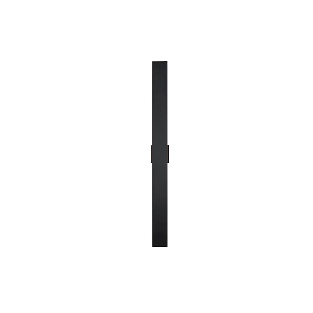Waylen 4.5 x 48 inch Outdoor Wall Sconce in Black. Picture 1