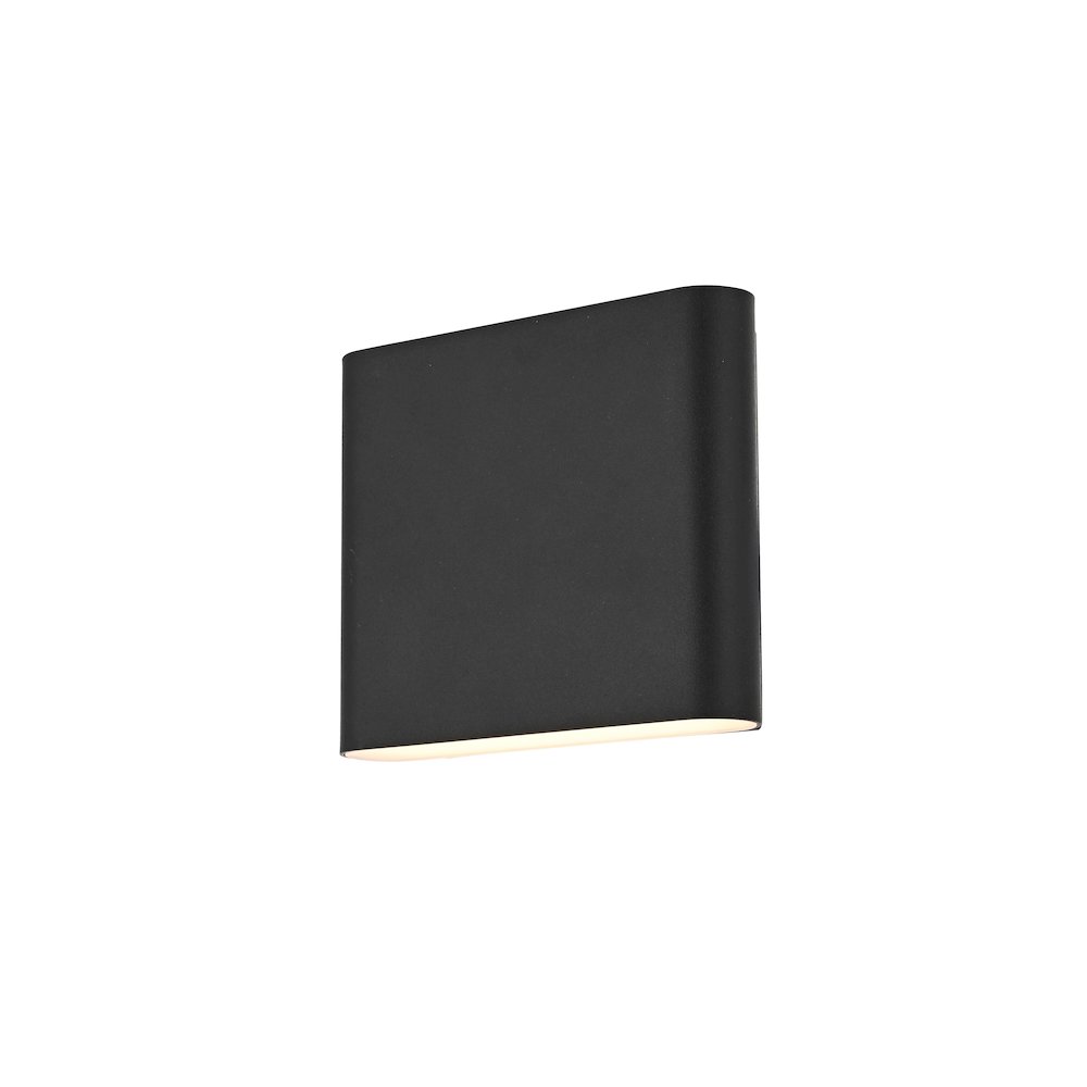 Clyde 9 inch Outdoor Wall Sconce in Black. Picture 3