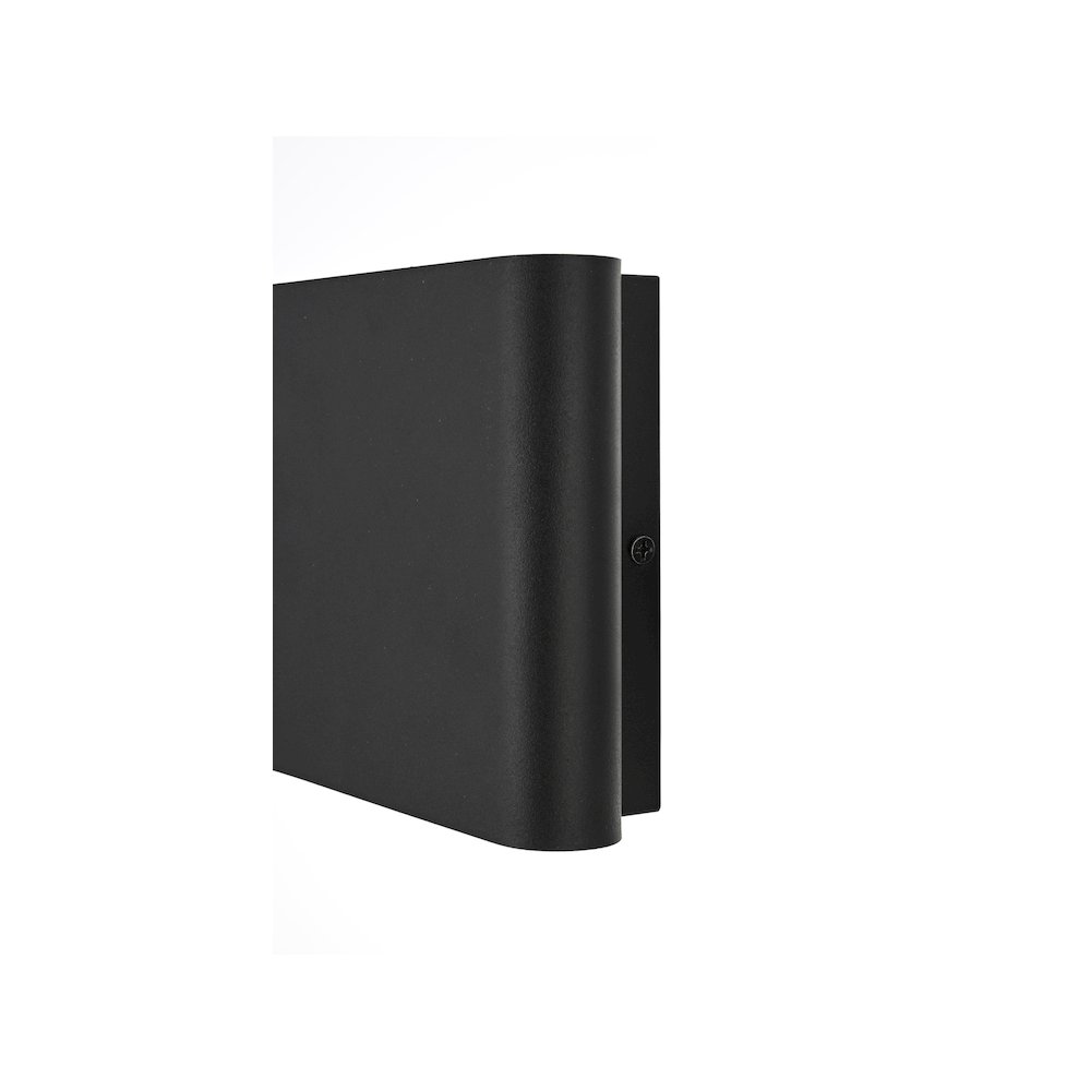 Clyde 9 inch Outdoor Wall Sconce in Black. Picture 6