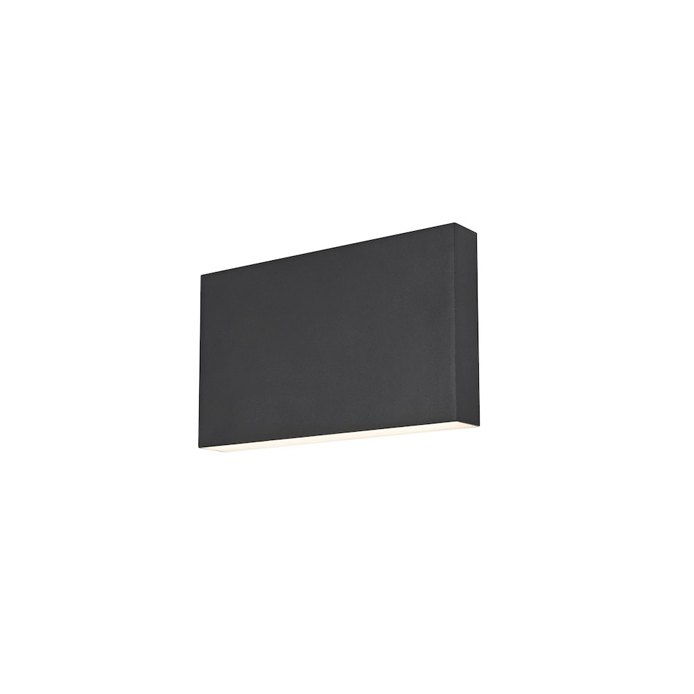 Colter 8.5 inch Outdoor Wall Sconce in Black. Picture 3
