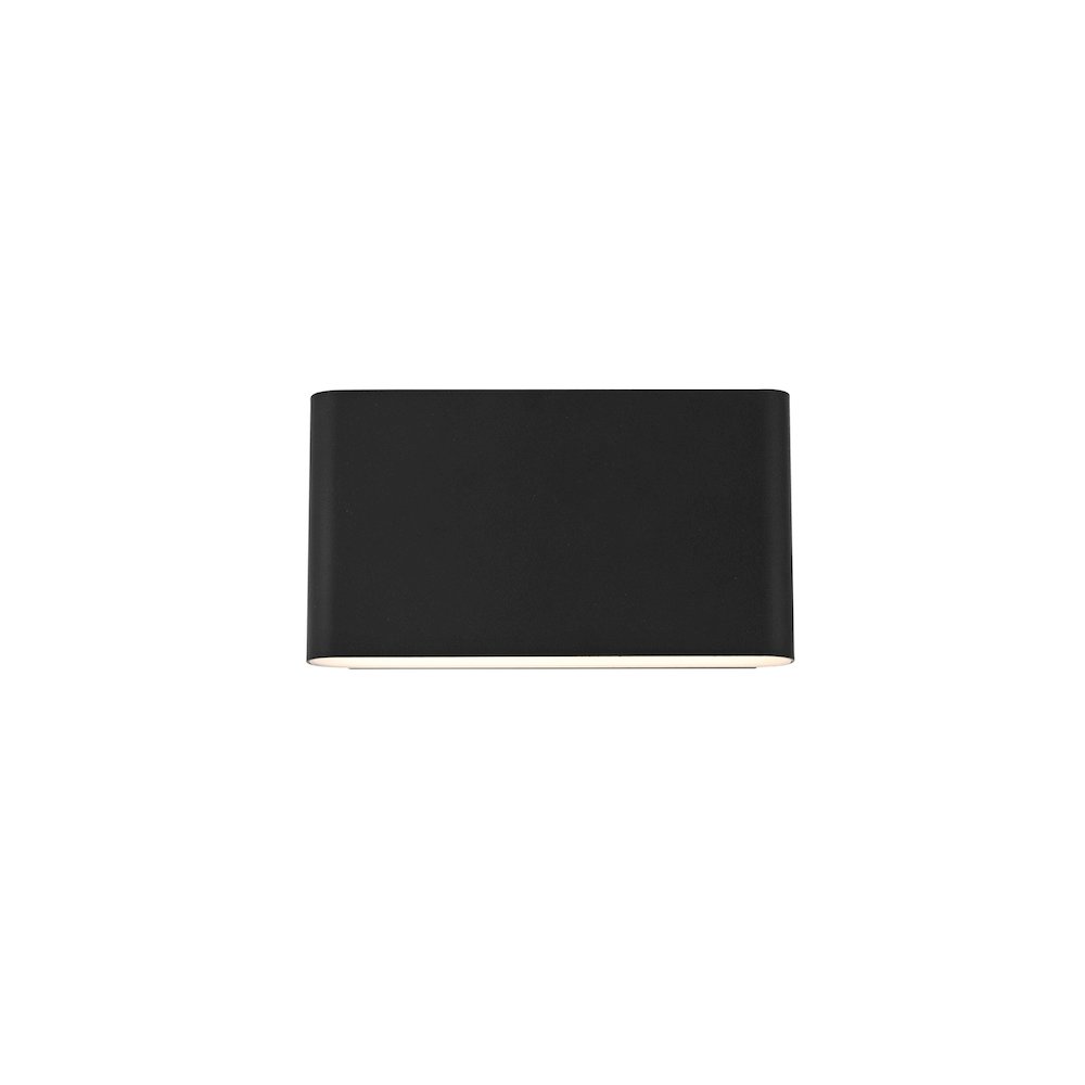 Corbin 6 inch Outdoor Wall Sconce in Black. Picture 1