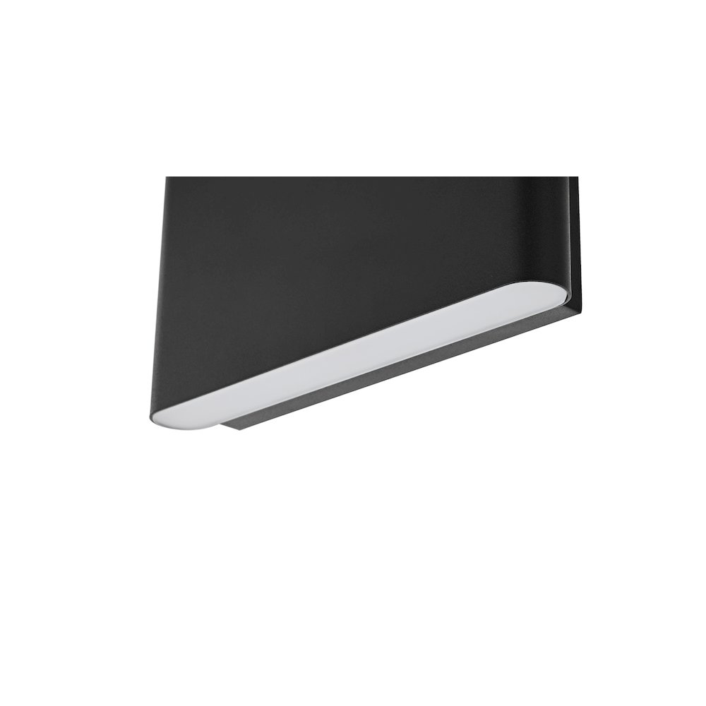Corbin 6 inch Outdoor Wall Sconce in Black. Picture 6