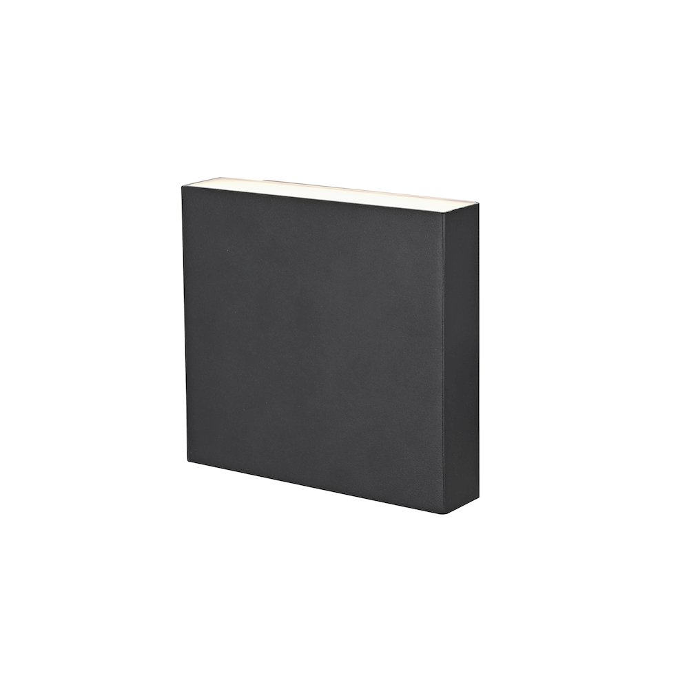 Creed 5.5 inch Outdoor Wall Sconce in Black. Picture 7