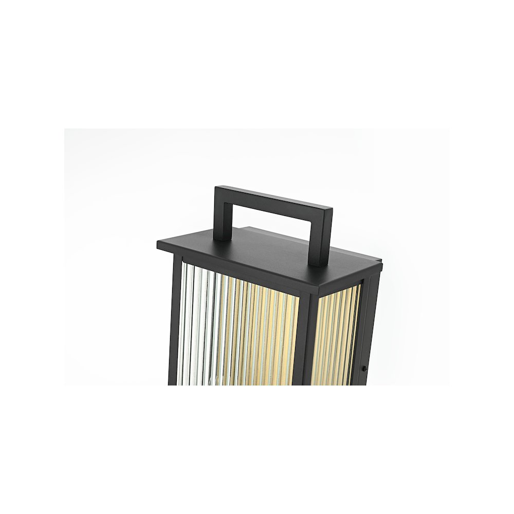 Kannon 8.5 inch Outdoor Wall Sconce in Black. Picture 6