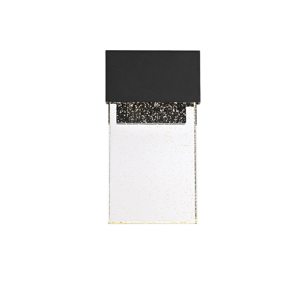 Ronin 11 inch LED Outdoor Wall sconce in Black. Picture 1