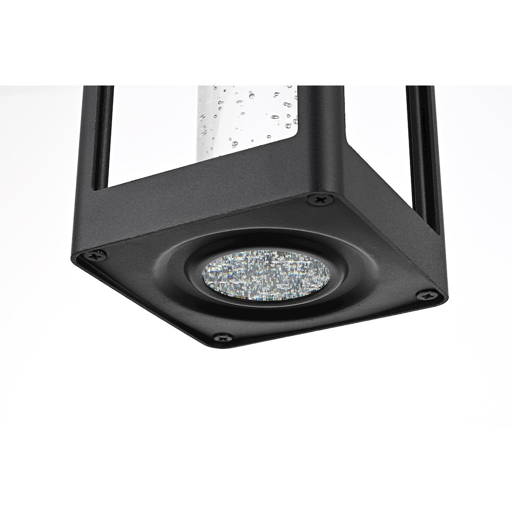 Amaris 15 inch LED Outdoor Pendant in Black. Picture 6