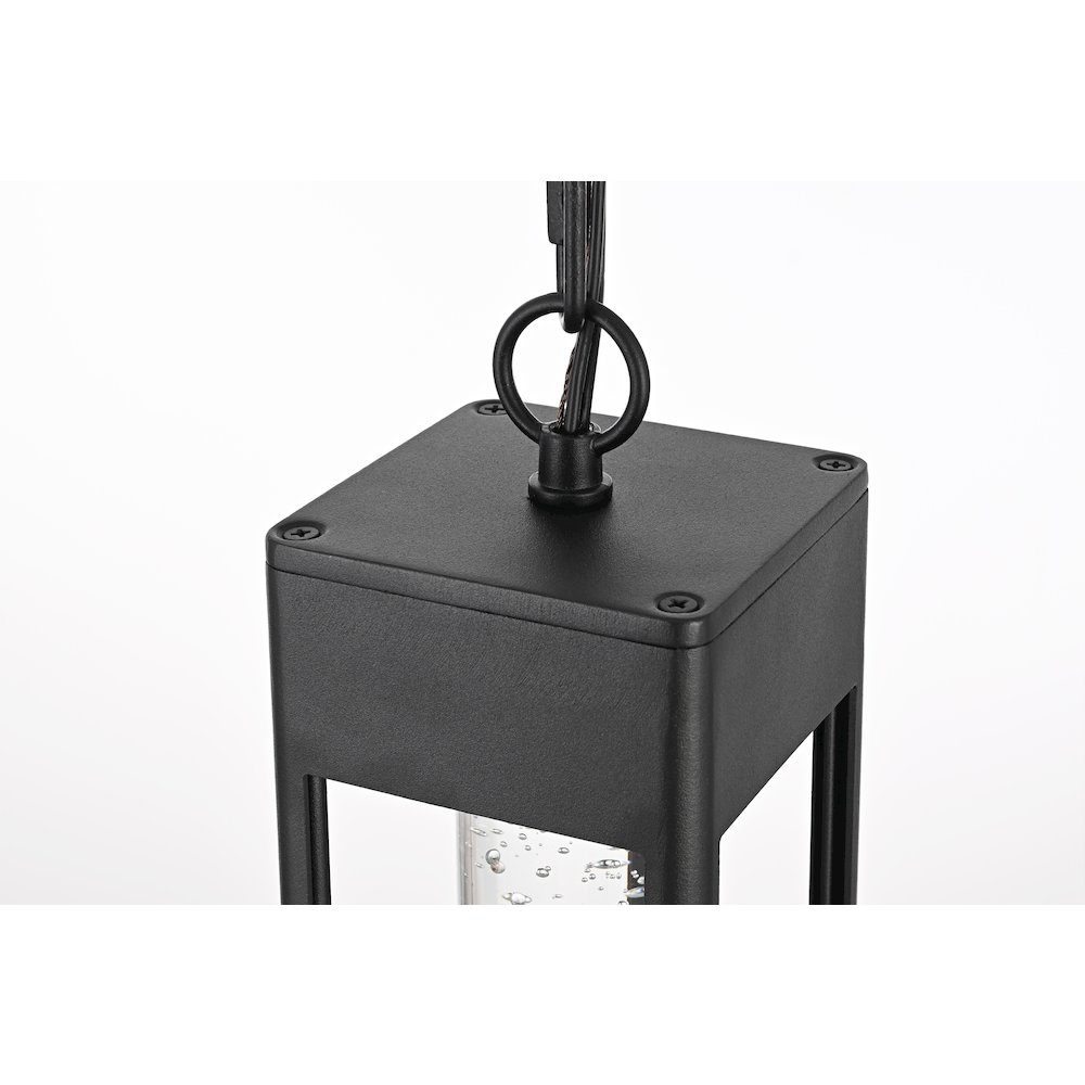Amaris 23 inch LED Outdoor Pendant in Black. Picture 4