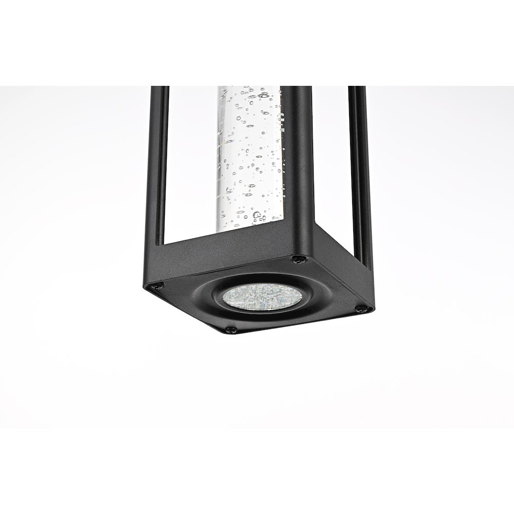 Amaris 23 inch LED Outdoor Pendant in Black. Picture 6