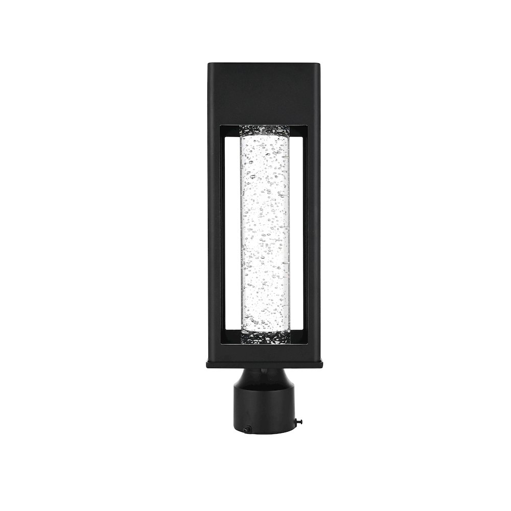 Amaris 18 inch LED Outdoor Post light in Black. Picture 1