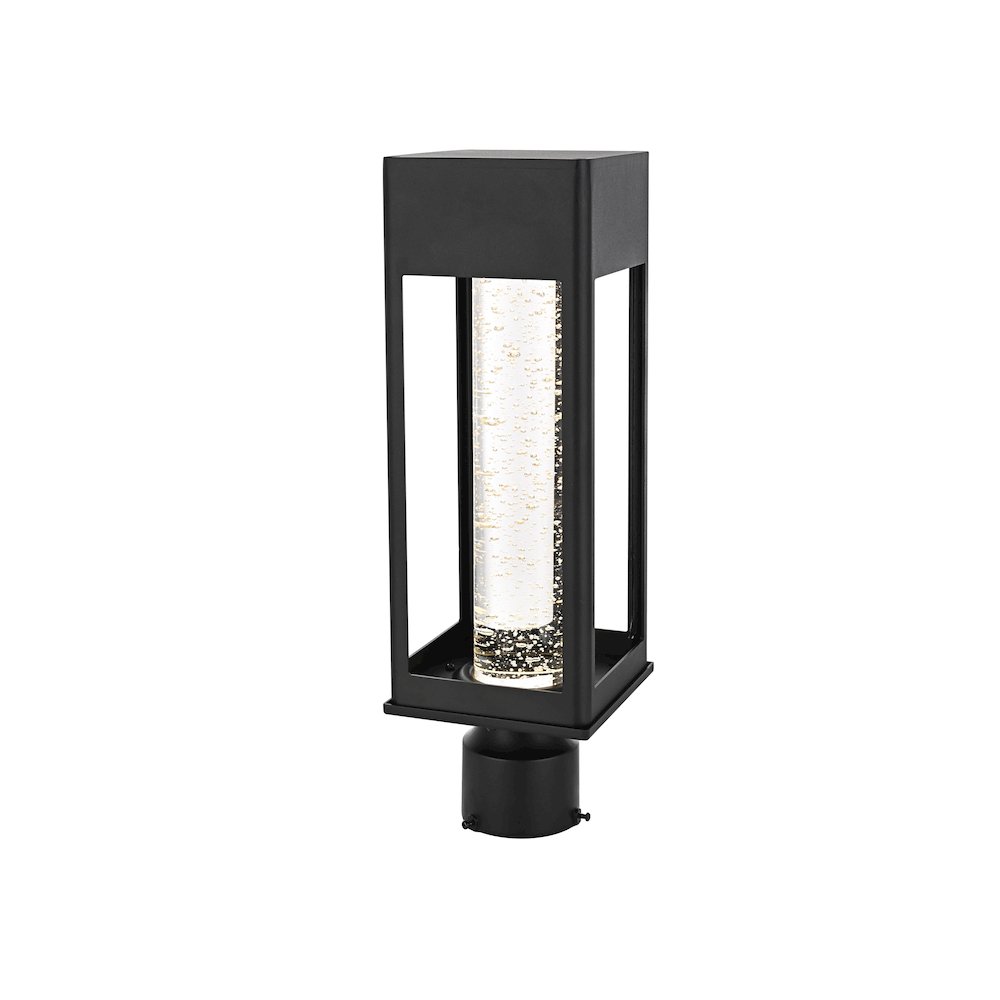 Amaris 18 inch LED Outdoor Post light in Black. Picture 2