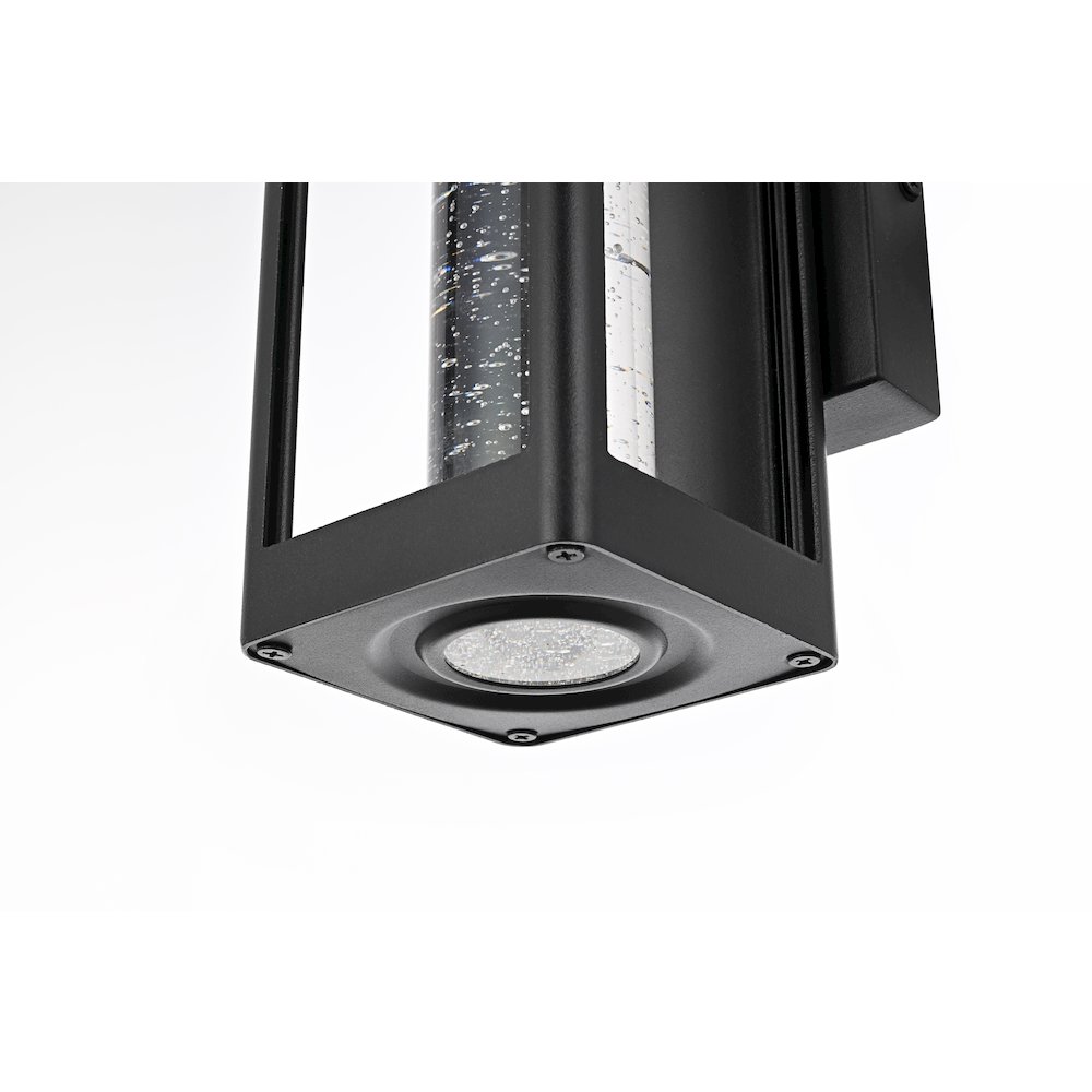 Amaris 10 inch LED Outdoor Wall sconce in Black. Picture 6