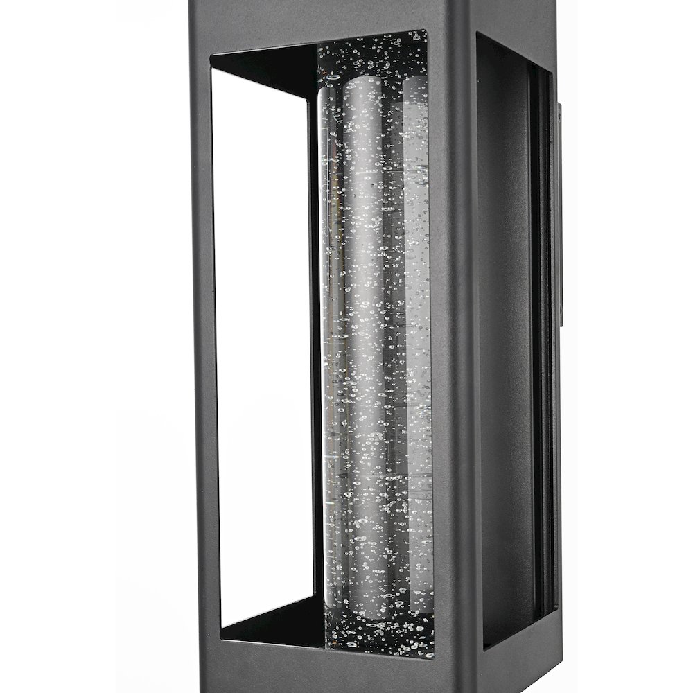 Amaris 15 inch LED Outdoor Wall sconce in Black. Picture 5