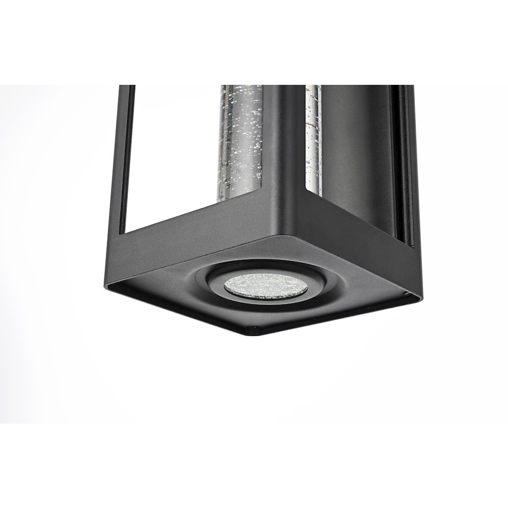 Amaris 15 inch LED Outdoor Wall sconce in Black. Picture 6