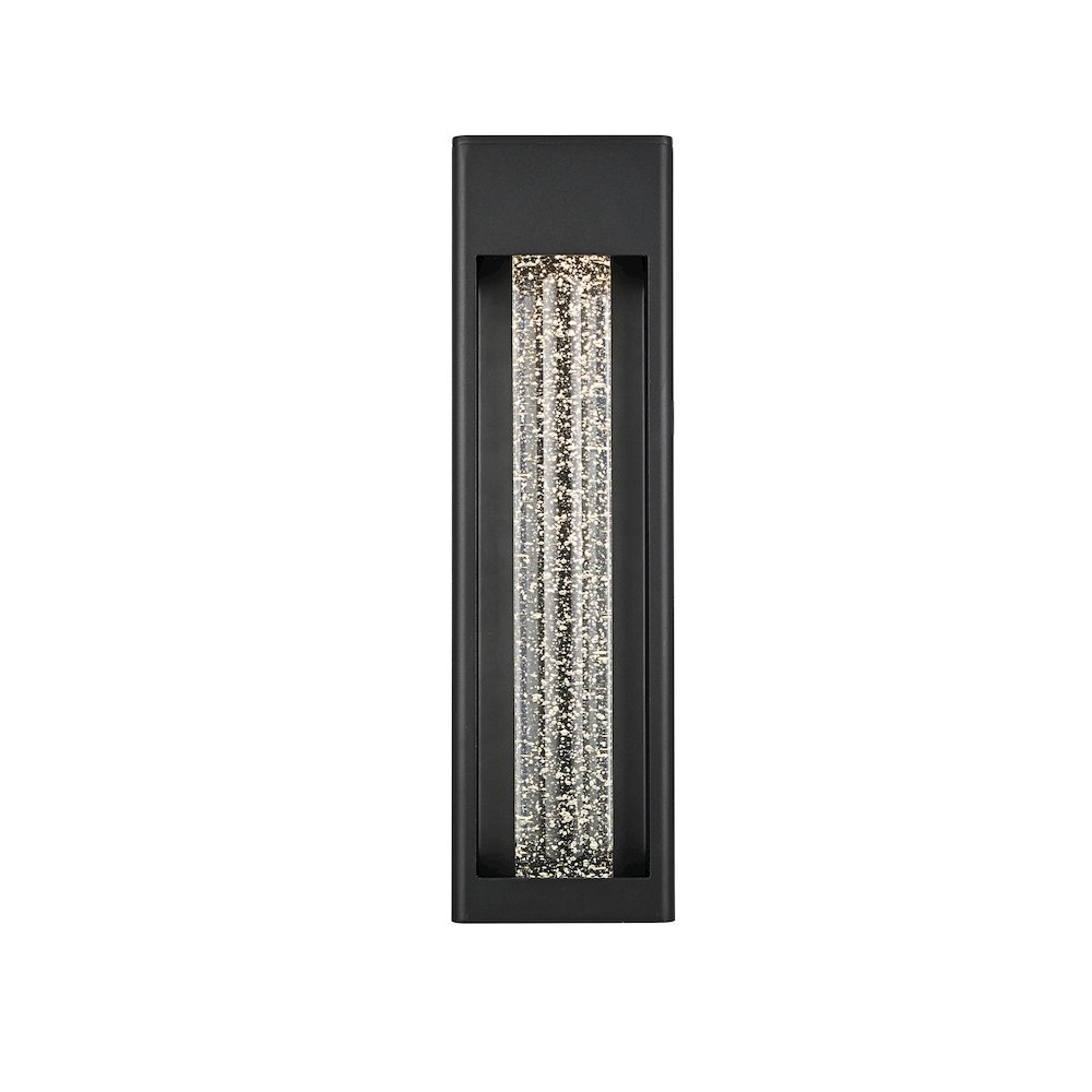 Amaris 19 inch LED Outdoor Wall sconce in Black. Picture 1