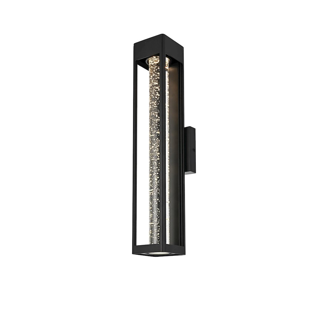 Amaris 22 inch LED Outdoor Wall sconce in Black. Picture 3