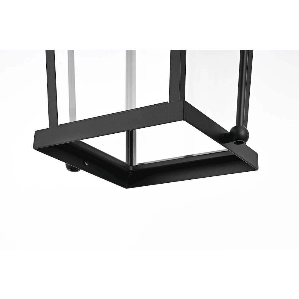 Luz 21 inch Outdoor Pendant in Black. Picture 6